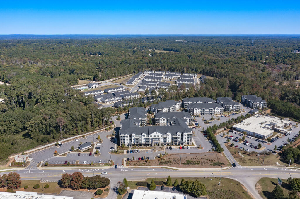 LUXURY APARTMENT HOMES AERIAL DRONE